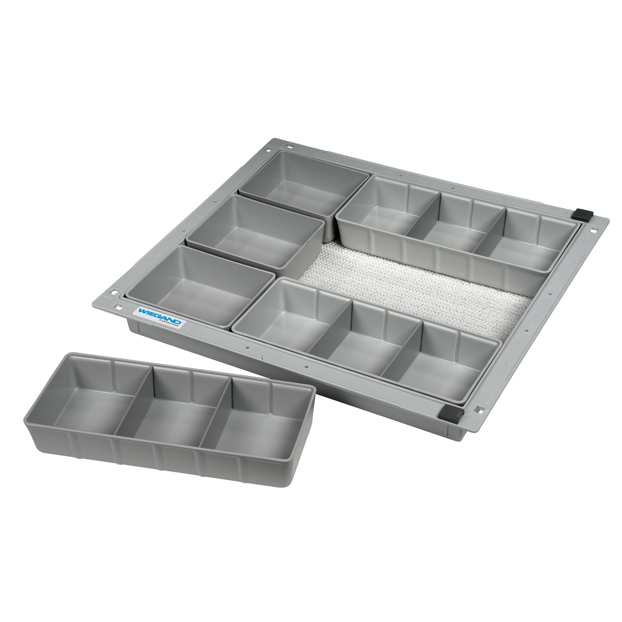 FlexModul Wanne, lichtgrau, 450x400x50mm