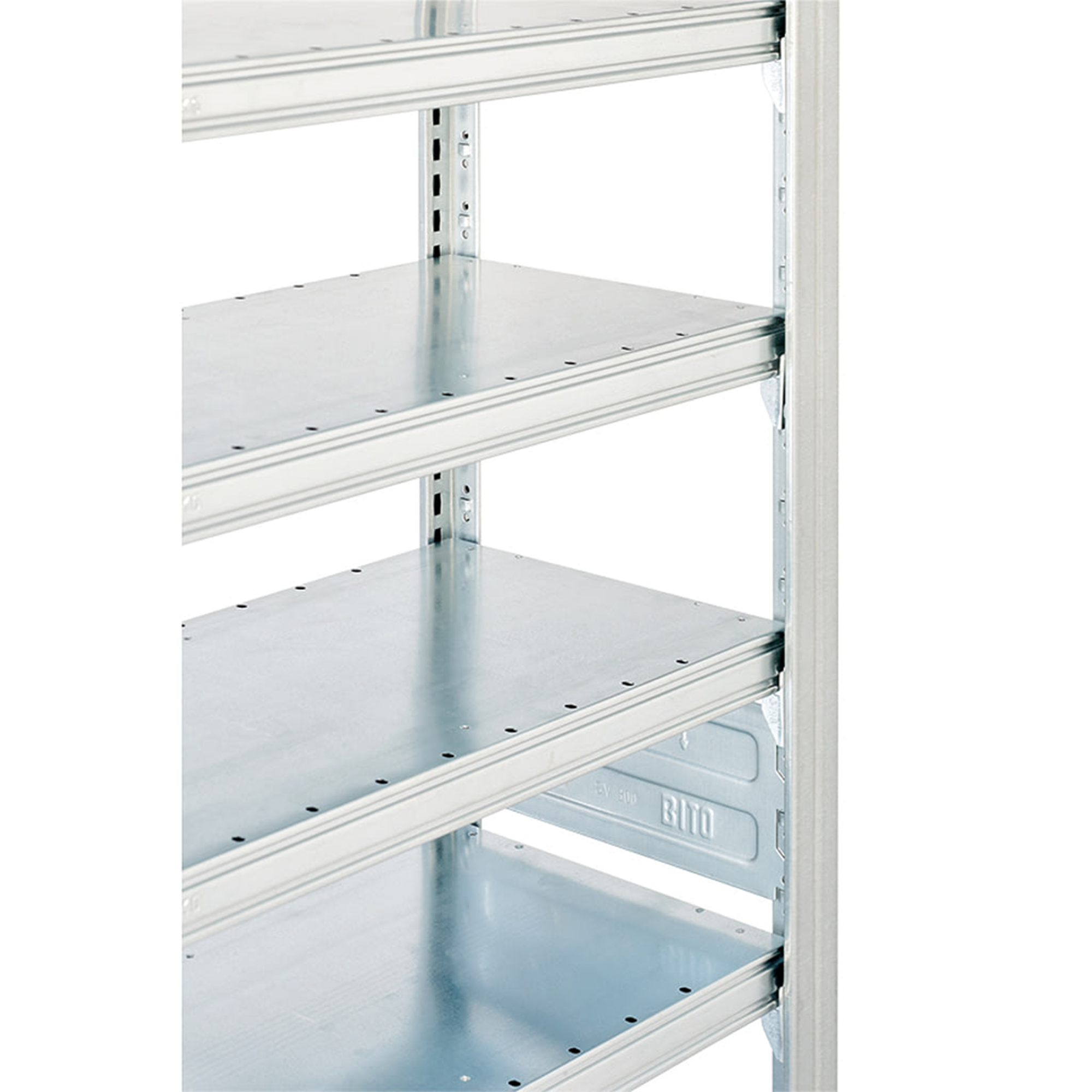 Grundregal 1000x400x2200 mm, verzinkt