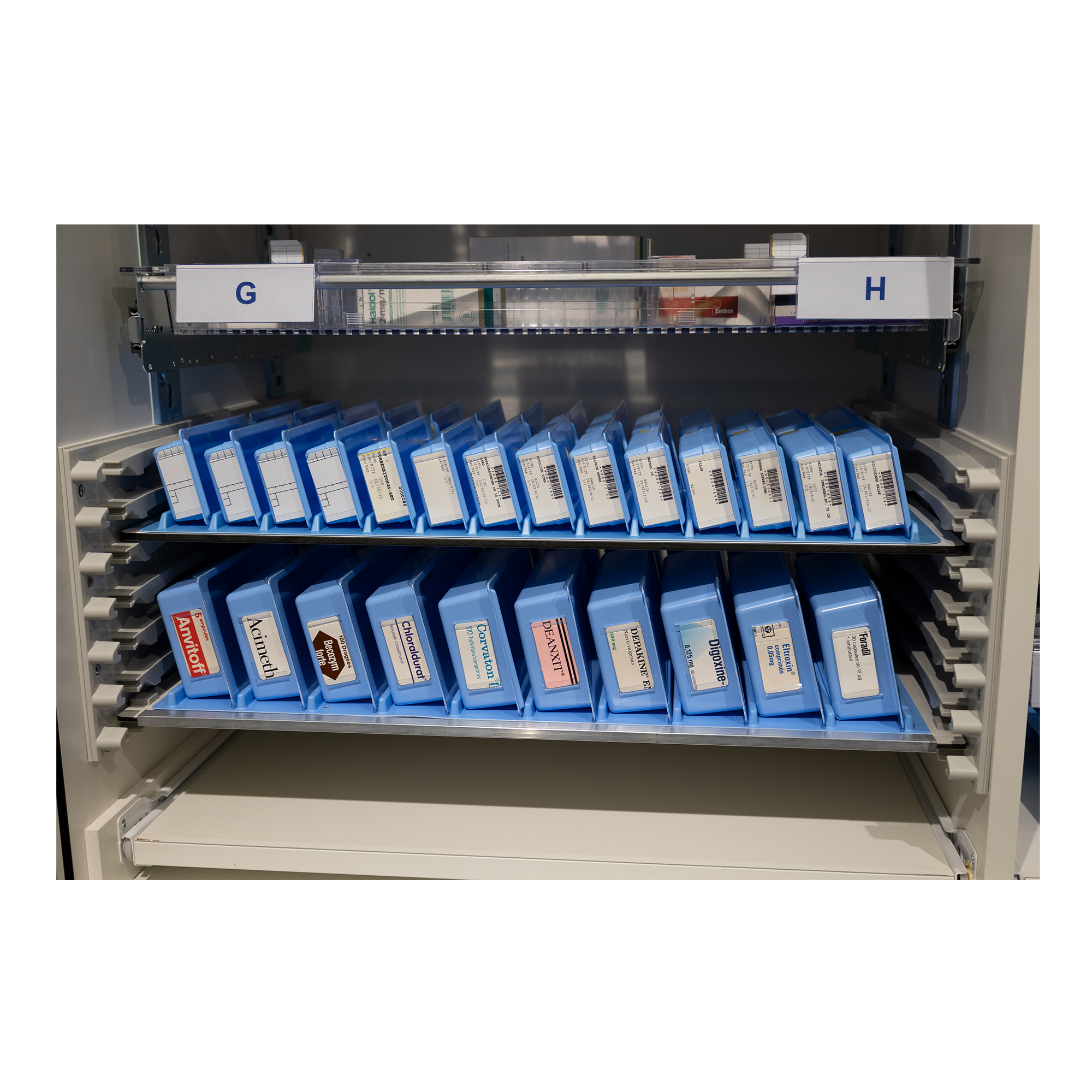 Tablarauflage für Fachböden für grosse PharmaBoxen