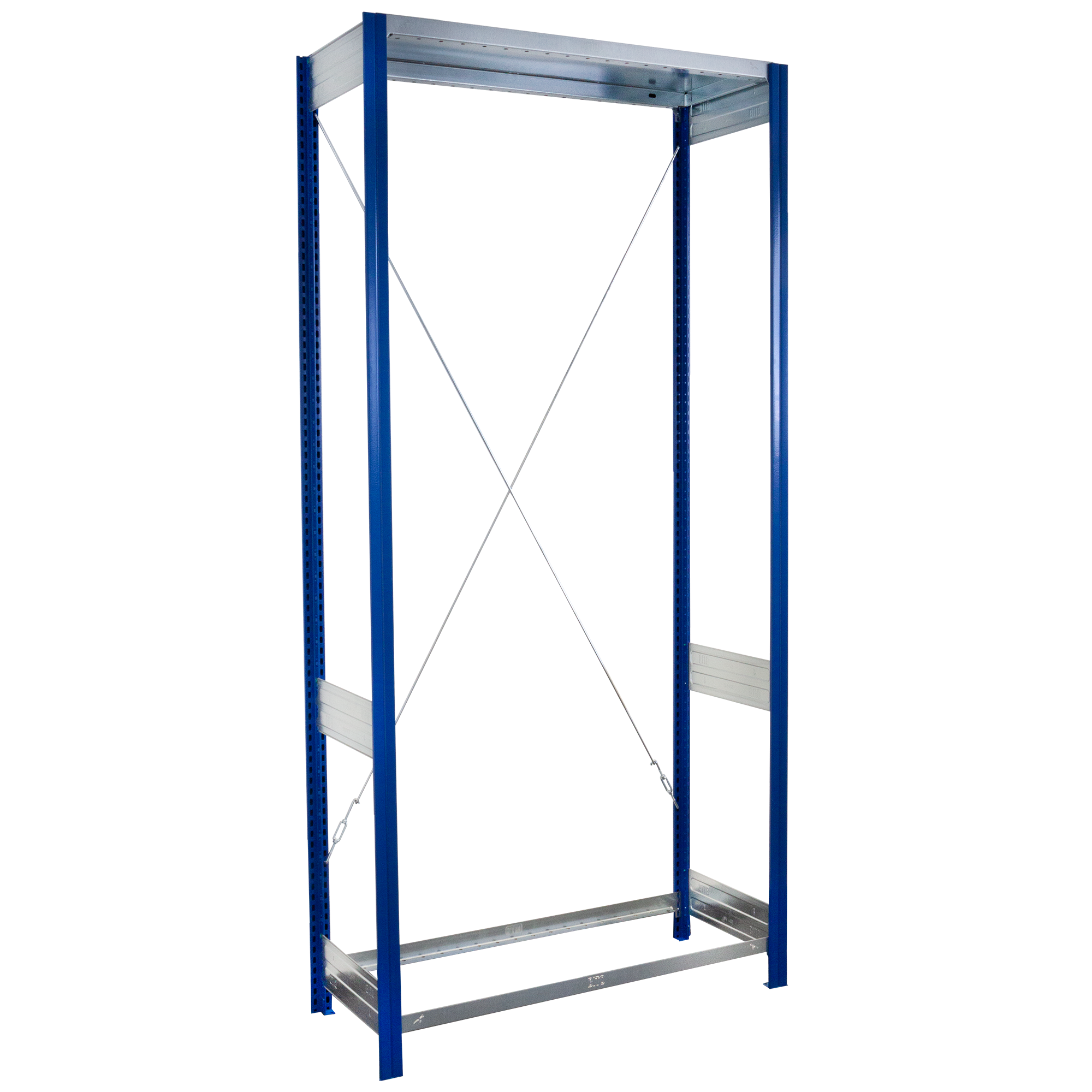 Grundregal 1000x400x2200 mm, verzinkt