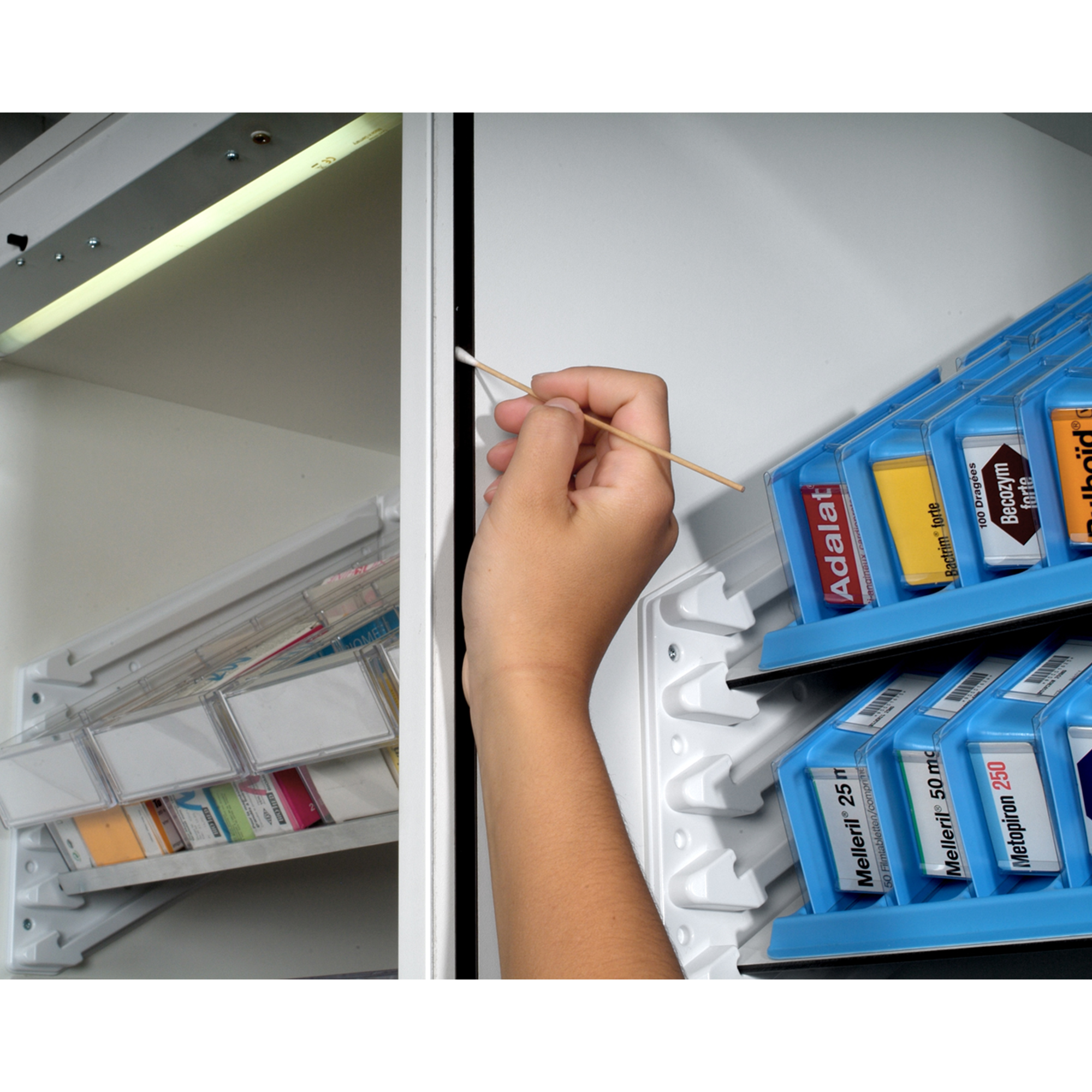 Schmiermittel Set für Rollladen mit Anleitung französisch